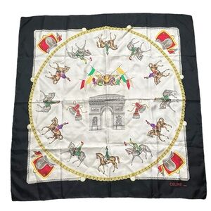 Vintage Celine Silk Scarf